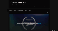 Desktop Screenshot of chronoprod.fr